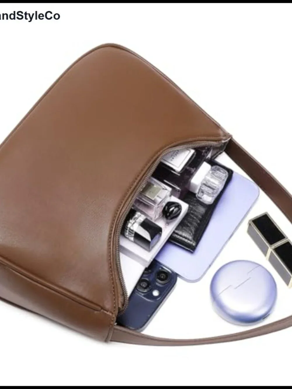 PU Leather Hobo Shoulder Bag Tote Handbag Purse Clutch Work Travel